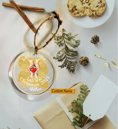 Gift For Dad Like Dad Like Son Christmas 2021 Ornament - Mc