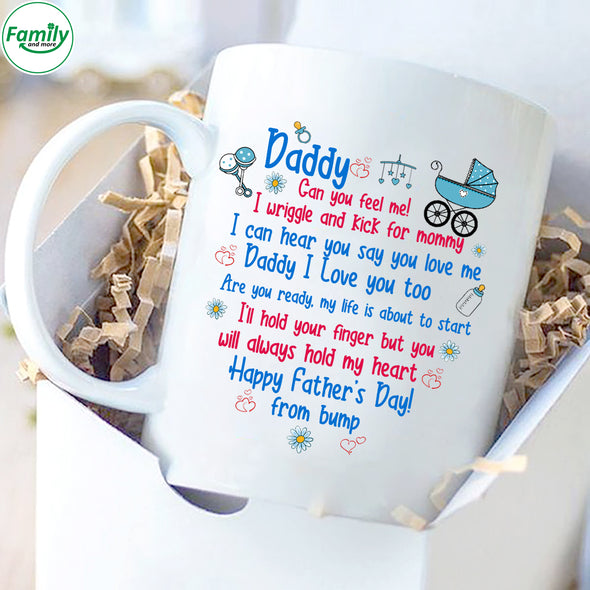 Daddy Can you fell me Happy Father's Day-kv Mugs