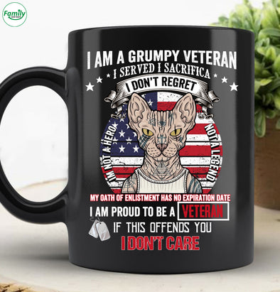 I am a Grumpy Veteran-mc Mugs