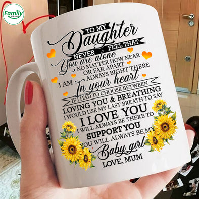 I love you Baby Girl Love Mum Mugs
