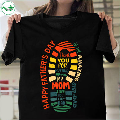 Happy's Father's Day To the amazing step dad-kv Classic T-Shirt