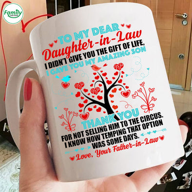 Happy mother's day to my Daughter in law Mugs