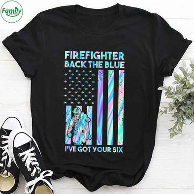 Firefighter back the blue I've got your six-mc Classic T-Shirt