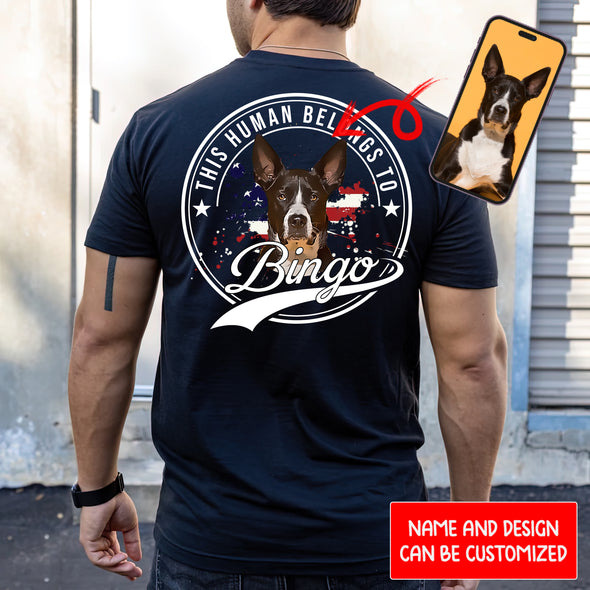 Personalized Custom Cartoonized Photo Of Your Dog T-shirt_NT_HB2112221