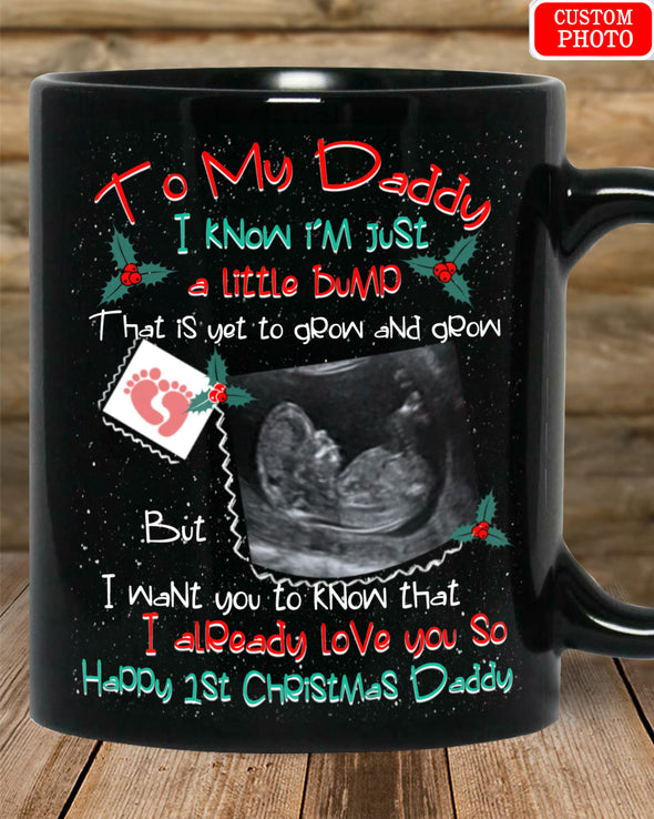 Personalized Gift For Daddy Happy 1st Christmas Daddy Mugs - Mc