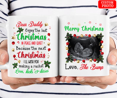 Personalized Gift For Husband Enjoy the last Christmas in peace & quiet Mugs - pp
