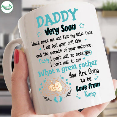 Daddy very soon What a great father-kv Mugs