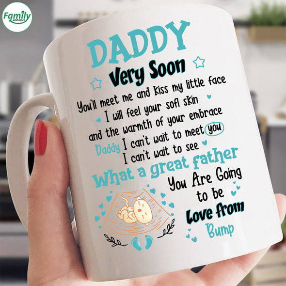 Daddy very soon What a great father-kv Mugs