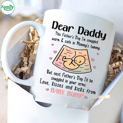 Dear Daddy Snuggled in your arms-nk Mugs