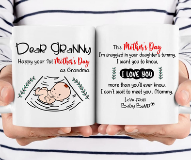 Happy your 1st mother's day as grandma Mugs