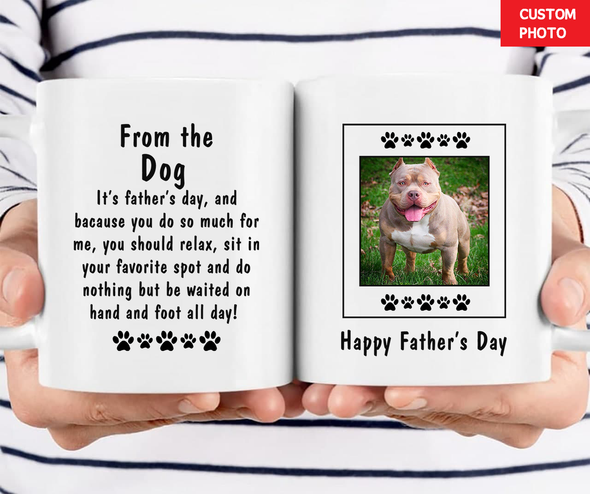 From The Dog Happy Father's Day-mc Mug
