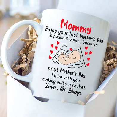 I'll be with you making quite a racket Mugs
