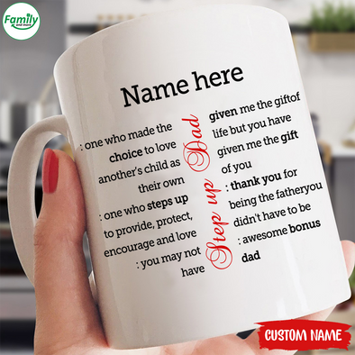 Step up Dad-mc-tt Mugs