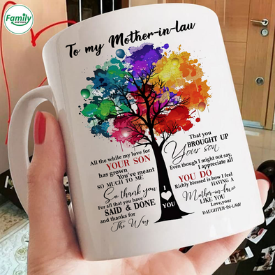 Happy Mother's Day To Mother in law Mugs