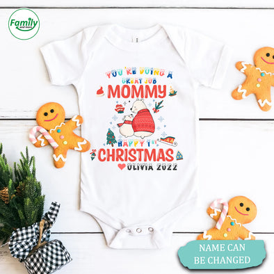 Gift For Mommy Happy 1st Christmas Onesie - NT - AV1409223