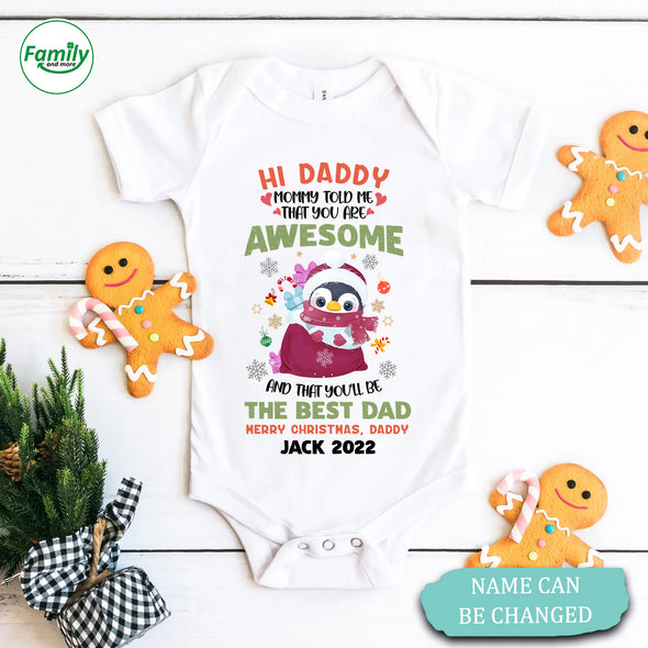 Personalized Gift For Daddy You'll Be The Best Dad Baby Onesie - NT-HB2809221