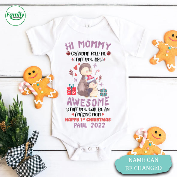 Personalized Gift For Mommy You Are Awesome Onesie - NT - HB2109221