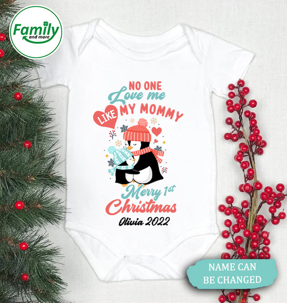 Personalized Gift For Mommy No One Love Me Like my Mommy Baby Onesie - NT - HB2809224