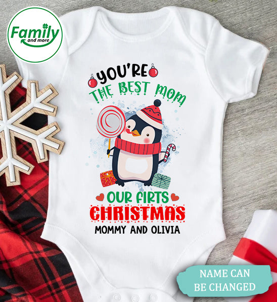 Personalized Gift For Mommy You're The Best Mom Baby Onesie - NT - HB00610223
