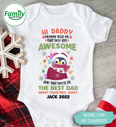 Personalized Gift For Daddy You'll Be The Best Dad Baby Onesie - NT-HB2809221
