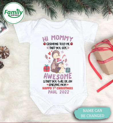 Personalized Gift For Mommy You Are Awesome Onesie - NT - HB2109221