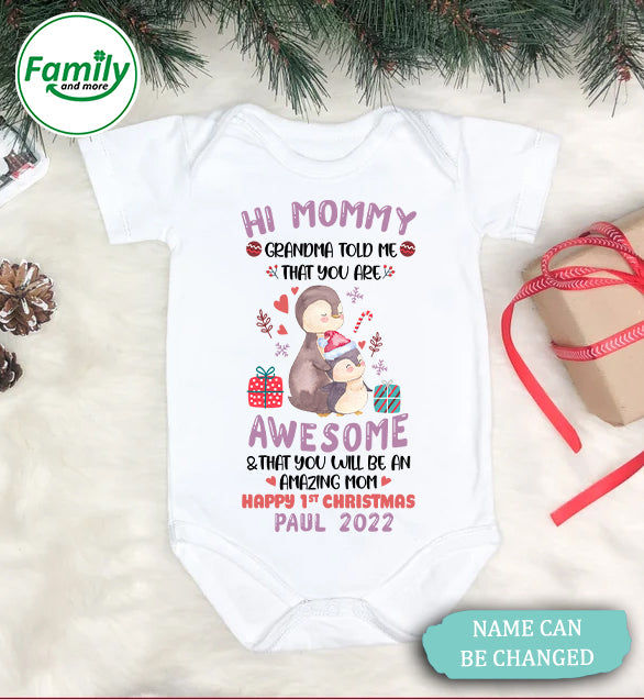 Personalized Gift For Mommy You Are Awesome Onesie - NT - HB2109221