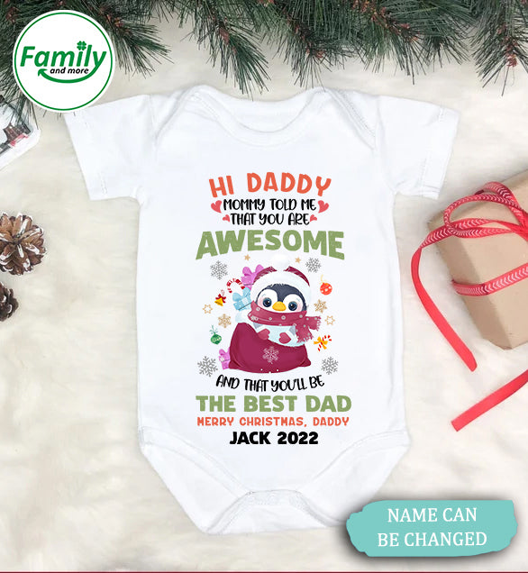 Personalized Gift For Daddy You'll Be The Best Dad Baby Onesie - NT-HB2809221