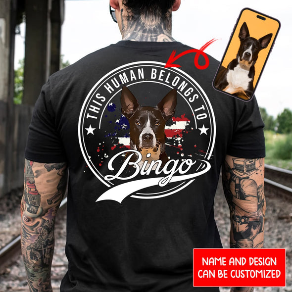 Personalized Custom Cartoonized Photo Of Your Dog T-shirt_NT_HB2112221
