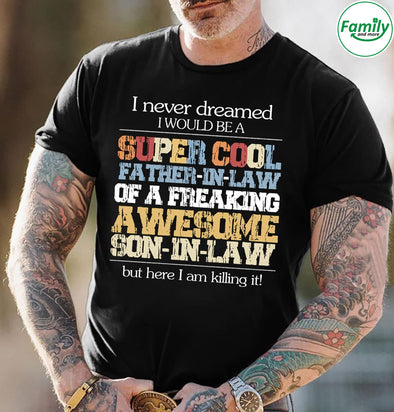 Super cool Father In Law Premium Fit Mens Tee