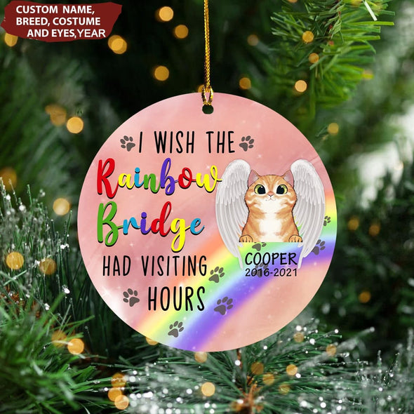Memorial Ornament - Gift For Cat Lover - pp - TA0710217