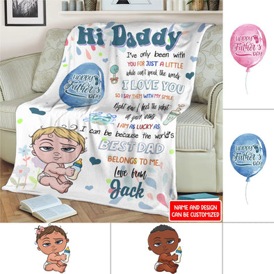 Gift For Daddy I Love You Blanket - NT - NN2004224.