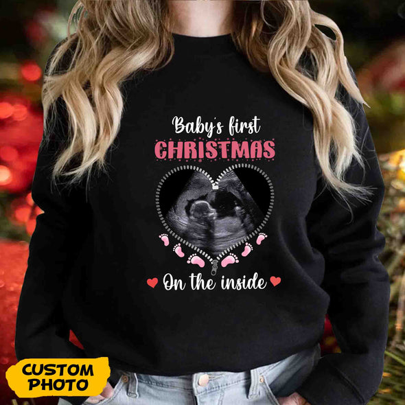 Personalized Gift For Future Mommy Baby's First Christmas T-shirt-NT-HB1411221