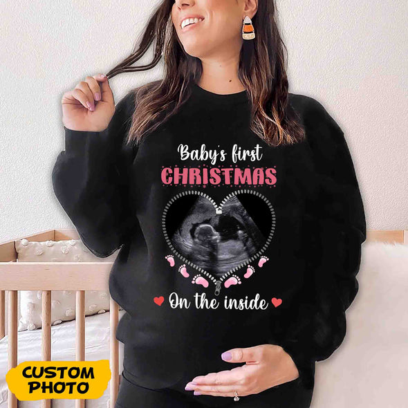 Personalized Gift For Future Mommy Baby's First Christmas T-shirt-NT-HB1411221