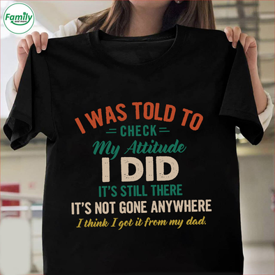 I was told to check my attitude-nk Premium Fit Mens Tee